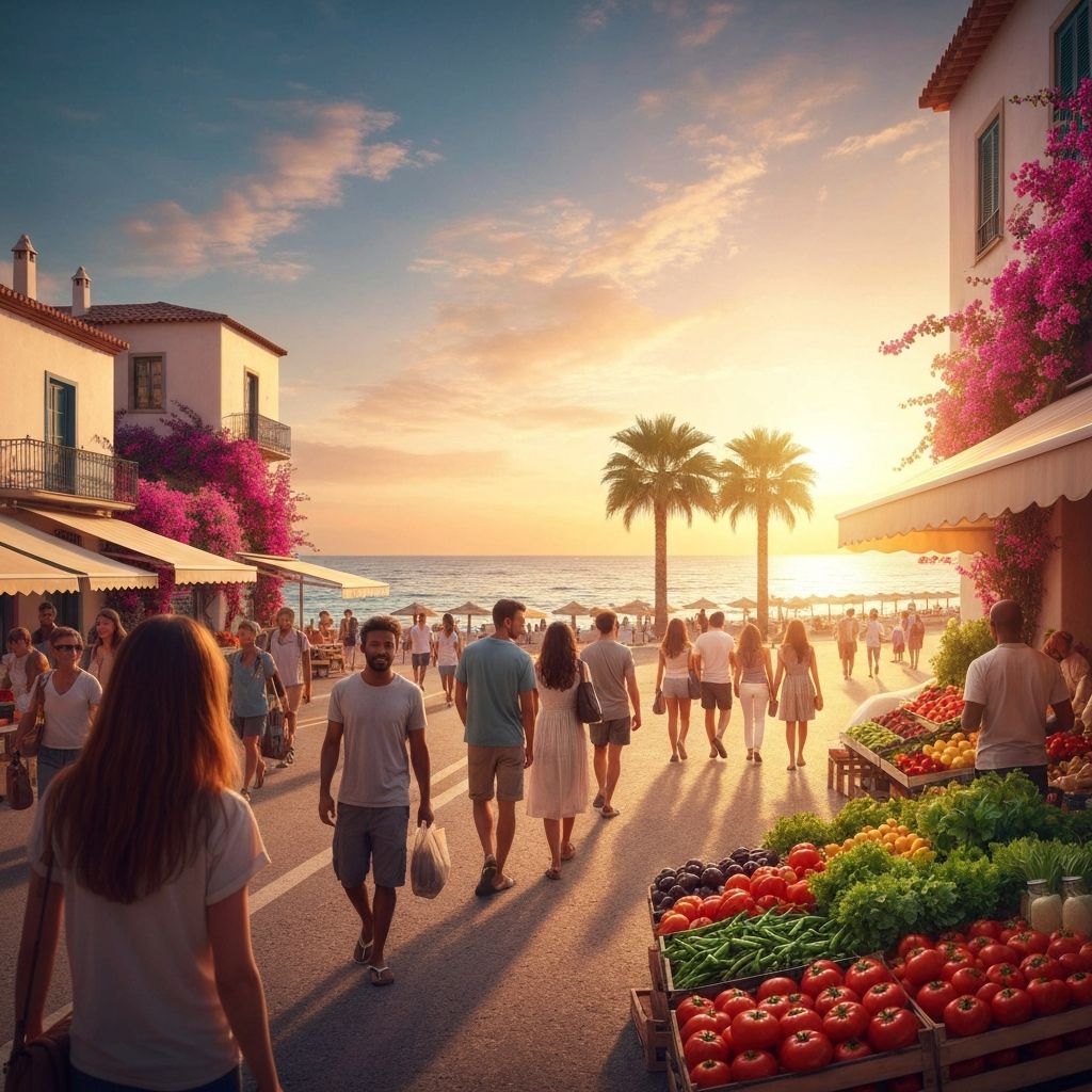 Coastal lifestyle activities