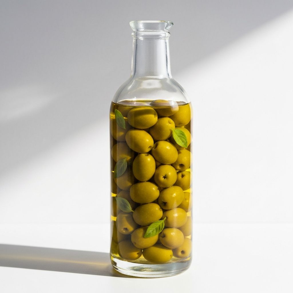 Mediterranean olive oil and fresh herbs